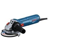 Bosch Professional meuleuse angulaire filaire GWS 12-125 (Ø disque : 125 mm, puissance 1 200 W, protection anti-redémarrage, capot de protection, écrou de blocage, poignée auxiliaire standard)