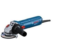 Bosch Professional meuleuse angulaire filaire GWS 12-115 (Ø de disque : 115 mm, puissance 1 200 W, protection anti-redémarrage, capot de protection, écrou de blocage, clé à ergots, poignée auxiliaire)