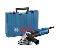 Bosch Professional meuleuse angulaire GWS 14-125 S (avec poignée auxiliaire, capot de protection, capot de protection pour tronçonner rgots, flasque de serrage, écrou de serrage, coffret)