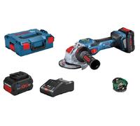 Bosch Professional Meuleuse angulaire sans-fil BITURBO avec X-LOCK GWX 18V-15 SC, 2 x batteries ProCORE18V 8.0Ah, L-BOXX - 06019H6501