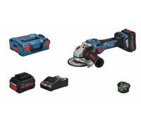 Bosch Professional Meuleuse angulaire sans-fil BITURBO GWS 18V-15 SC, 2 x batteries ProCORE18V 8.0Ah, L-BOXX - 06019H6101