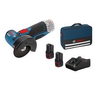 Bosch Professional Meuleuse angulaire sans fil GWS 12V-76, avec 2 x 2.0 Ah Li-Ion batterie - 06019F200C