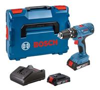 Perceuse à percussion Bosch Professional GSB 18V- 21 + 2 batteries 2,0Ah + Chargeur GAL 1820 - 06019H1109