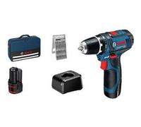 Bosch GSR 12V-15 Professional 1300 tr/min Noir, Bleu