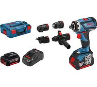 Bosch Professional Perceuse-Visseuse Sans fil GSR 18V-60 FC (18V, 2 Batteries 5,0 Ah, ∅ de vissage max. : 10 mm, Couple Max. : 60 Nm, L-Boxx)