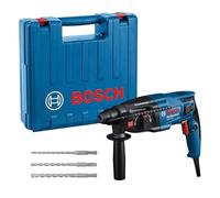 Bosch Professional perforateur GBH 2-21 (SDS plus, avec 3 forets SDS plus (6/8/10 mm), poignée auxiliaire, chiffon, butée de profondeur, coffret de transport)