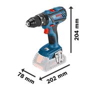Bosch GSB 18V-28 Professional 1900 tr/min Noir, Bleu, Rouge