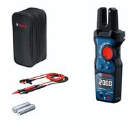 Bosch GFM 1000-15 Pince Ampèremétrique True-RMS En Étui - AC/DC 1000 V & AC 200 A - CAT III 1000 V / CAT IV 600 V