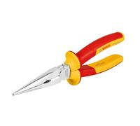 Bosch Pince droite à bec long VDE 1600A02NE3 – 200 mm, certifiée jusqu'à 1 000 V, isolée TPU