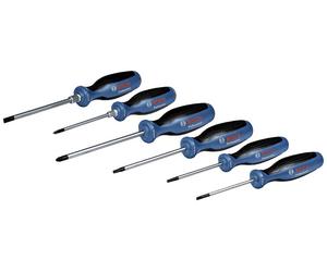 Bosch Professional pour électricien, pour l'atelier Jeu de tournevis cruciforme Phillips, vis Pozidriv, TORX® intérieur, vis à