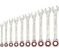 Bosch Professional PRO Spanner Set - Clés mixtes à cliquet - argentées