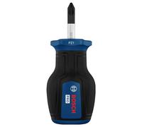 Bosch Professional PRO Stubby-Schraubendreher PZ1 x 25 mm 1600A039TJ Tournevis cruciforme Longueur de la lame: 25 mm
