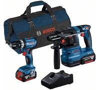 Bosch Bosch Kit Combo 2 pièces 18V : GSB 18V-45 + GBH 18V-22 + 2 x batterie 4.0Ah, chargeur rapide Quantité:1