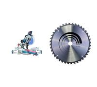 Bosch Professional Scie à Onglets Radiale GCM 12 SDE (Diamètre de la lame 305 mm, Ø alésage 30 mm) + Lame de Scie Circulaire, 40 Dents, 30mm d’Alésage, 2.5mm Largeur de Coupe, 305mm Diamètre