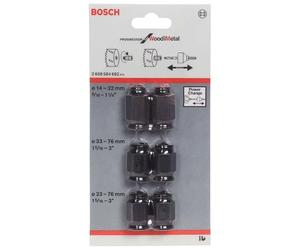 Bosch Professional Set de 6 Adaptateurs de transition Standard de la concurrence (2 adaptateurs pour Ø 14-30 mm, 4 adaptateurs pour Ø 32-210 mm, Accessoire pour Scies Trépan)