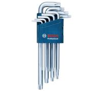 Bosch Professional – Set de 9 clés coudées Torx (10,0–50,0 mm)