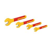 Bosch Professional set de clés plates VDE (avec 4 clés plates : 8 mm, 10 mm, 13 mm et 17 mm, certifiées jusqu'à 1 000 V, dans poche en toile)