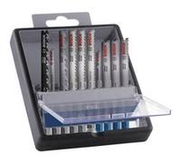 Bosch Kit de lames pour scie sauteuse PRO Wood and Metal – 10 pièces, 100 mm pour acier et bois dur