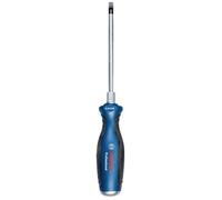 Bosch Professional 1600A01TG1 Tournevis à tête plate (SL6.5, longueur de la tige : 125 mm, 1 lame cruciforme en acier et capuchon en acier