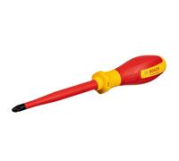 Bosch Professional tournevis VDE plat PZ3x125 (certifié jusqu'à 1 000 V, isolé avec un élastomère thermoplastique (TPE))