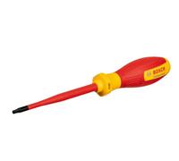 Bosch Professional tournevis VDE plat TX20x100 (certifié jusqu'à 1 000 V, isolé avec un élastomère thermoplastique (TPE))