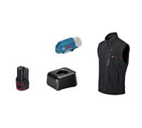 Veste chauffante Bosch Professional GHV 12+18V XA taille M, avec batterie 12V - 06188000G5