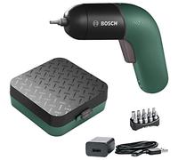 Bosch Professional Visseuse sans Fil - IXO Edition Basic Green (6e génération, rechargeable avec câble micro USB, variateur de vitesse, livré avec un coffret de rangement)