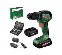 Bosch PSB18V-60 Perceuses-visseuses à percussion 18 V (batterie PBA 18 V 2,5 Ah, chargeur AL18V-20, ACC 51 pièces, coffret de transport)