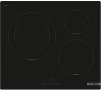Bosch Serie 4 PUJ611BB5E plaque Noir Intégré 60 cm Plaque avec zone à induction 3 zone(s)