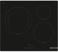 Bosch Serie 4 PUJ611BB5E plaque Noir Intégré 60 cm Plaque avec zone à induction 3 zone(s)