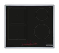 Bosch PVS64RHB1E Série 6 Plaque de cuisson intelligente à induction (autosuffisante), 60 cm de large, combinaison de deux zones de cuisson, cadre circulaire, commande de la hotte par plaque de