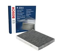 Bosch R2311 Filtre d'Habitacle à Charbon Actif de Remplacement - Contre les Mauvaises Odeurs, le Pollen et la Poussière pour un air plus pur à l’Intérieur du Véhicule