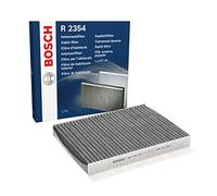 Bosch R2354 Filtre d'Habitacle à Charbon Actif de Remplacement - Contre les Mauvaises Odeurs, le Pollen et la Poussière pour un air plus pur à l’Intérieur du Véhicule