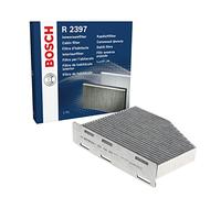 Bosch R2397 Filtre d'Habitacle à Charbon Actif de Remplacement - Contre les Mauvaises Odeurs, le Pollen et la Poussière pour un air plus pur à l’Intérieur du Véhicule
