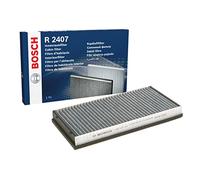Bosch Filtre d'habitacle R2407 – Charbon actif, anti-odeurs, pollen et poussière