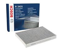 Bosch Filtre d'habitacle R2431 – Charbon actif, anti-odeurs, pollen et poussière