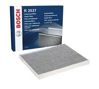 Bosch R2537 Filtre d'Habitacle à Charbon Actif de Remplacement - Contre les Mauvaises Odeurs, le Pollen et la Poussière pour un air plus pur à l’Intérieur du Véhicule