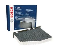 Bosch R2597 Filtre d'Habitacle à Charbon Actif de Remplacement | Contre les Mauvaises Odeurs, le Pollen et la Poussière pour un air plus pur à l’Intérieur du Véhicule