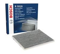 Bosch Filtre d'habitacle R5516 - Charbon actif, contre mauvaises odeurs, pollen et poussière