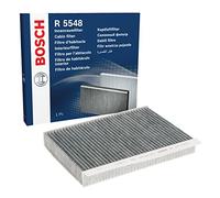 Bosch R5548 Filtre d'Habitacle à Charbon Actif de Remplacement - Contre les Mauvaises Odeurs, le Pollen et la Poussière pour un air plus pur à l’Intérieur du Véhicule