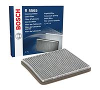 Bosch R5565 Filtre d'Habitacle à Charbon Actif de Remplacement - Contre les Mauvaises Odeurs, le Pollen et la Poussière pour un air plus pur à l’Intérieur du Véhicule
