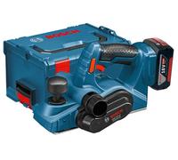 Bosch Rabot sans fil GHO 18 V-LI, avec 2 batteries Li-Ion 5,0 Ah, L-BOXX 06015A0304