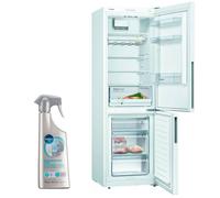 BOSCH réfrigérateur frigo combiné blanc 308L Froid brassé LowFrost