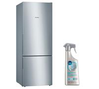 Bosch Serie 4 KGV58VLEAS réfrigérateur-congélateur Pose libre 503 L E Acier inoxydable
