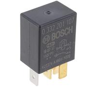 Bosch Micro-relais 0332201107 – 12 V 30 A, IP5K4, 5 bornes, -40°C à 100°C