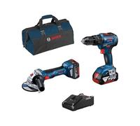Pack Bosch GSB 18V-55 + GWS 18V-7 4Ah