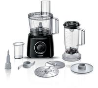 Bosch MCM3201B robot de cuisine 800 W 2,3 L Noir, Transparent