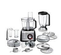 Bosch MC812M865 robot de cuisine 1250 W 3,9 L Noir, Acier inoxydable