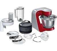 BOSCH Robot de cuisine MUM58720 1000Watts inox/rouge