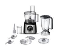 Bosch, robot multifonction MultiTalent 3, MCM3631M | Moteur 800 W, plus de 50 fonctions, SmartStorage, blender 1,25 L, bol 2,3 L avec couvercle, disque à râper et trancher